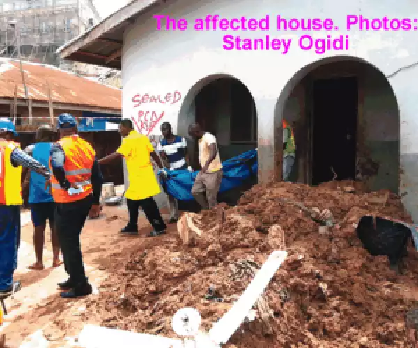 Tears As Policeman’s Children Die In Lagos Mudslide (Photos)